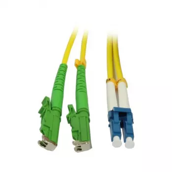 SYNERGY21 optikai patch kábel 2 m LSH (E2000 APC) - LC duplex OS2 G.657.A2 9/125µm LSZH sárga