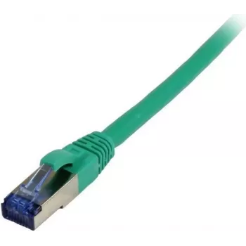 SYNERGY21 Cat6a S/FTP patch kábel 15 m zöld TPE Superflex AWG26