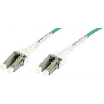SYNERGY21 üvegszálas patchkábel 7,5 m, 2xLC, OM3, multimódusú, 50/125 µm, duplex, kék/fehér (S216705)