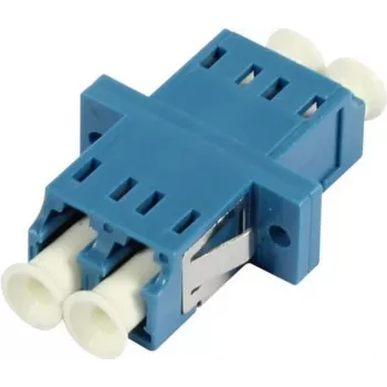 SYNERGY21 LC-LC duplex multimódusú OM2 üvegszál adapter, kerámiahüvely, PVC, kék