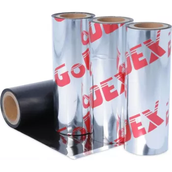 GODEX C.ITOH Godex viasz-gyanta hőtranszfer szalag 110mm x 74m fekete (245.110.074.4.05)