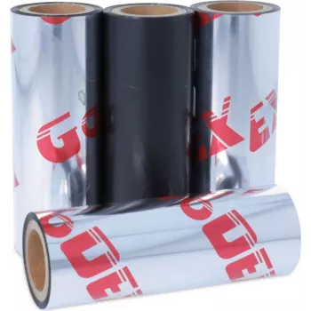 GODEX C.ITOH Godex hőtranszfer szalag viasz/gyanta fekete 110mm x 300m 1 inch mag