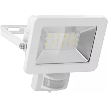 Goobay LED kültéri lámpa 30 W mozgásérzékelővel, 2400 lm, 4000 K, IP65, PIR-érzékelő, falra szerelhető, 0,5 m kábel