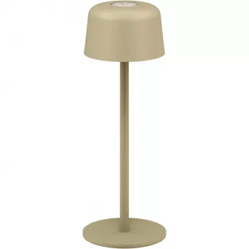 GOOBAY Wireless LED asztali lámpa, S méret, 25 cm, bézs