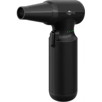 Goobay Air Duster Advanced Black - tisztítókészlet 8 feltéttel és 3 kefével 110 (77830)