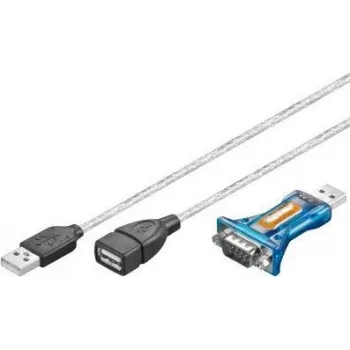 GOOBAY Pro USB soros RS232 konverter mini átlátszó