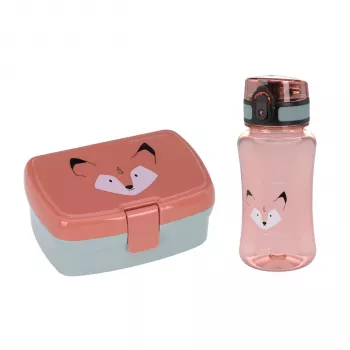Lassig About Friends Fox ebéd szett - 2 részes: uzsonnadoboz + Tritan palack 460 ml
