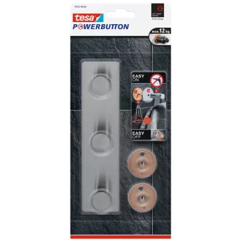 Tesa Powerbutton Classic kampós sín rozsdamentes acél (59334-00000-01)