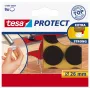 Tesa Protect bútorszűrő - kerek - barna - 26 mm - 9 darab