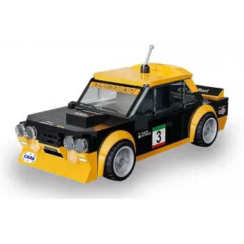 Jamara CaDA Fiat Abarth 131 1:24 fekete építőkocka-készlet (402921)