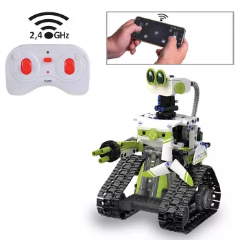 JAMARA CaDA I.Bot Code robot 1:12 2,4 GHz építőkocka robotkészlet (570 kocka)