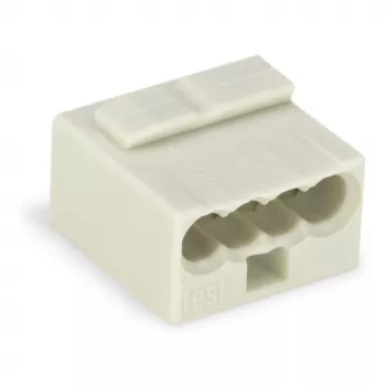 WAGO 243-304 Series 243 4 eres mikrokapocs, 100 db, világosszürke