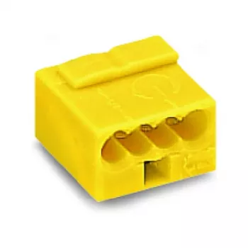 WAGO 243-504 Series 243 4 eres mikrokapocs, 100 db, sárga