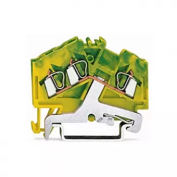 WAGO 280-637 3 vezetékes földelő sorkapocs, 2,5 mm²