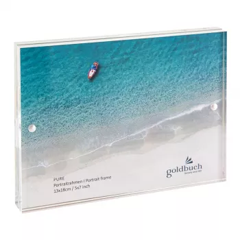 Goldbuch Pure akrilüveg átlátszó egyedi képkeret 13 x 18 cm téglalap alakú 180 mm