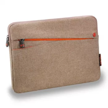 PEDEA Fashion tablettok Samsung Galaxy Tab S6 Lite / A9+ / S9 / A8-hoz, bézs/narancssárga, neoprén