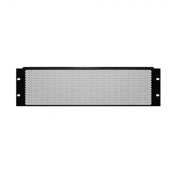 Adam Hall 87223VR 19 inch 3U acél rackpanel fekete 1,5 mm