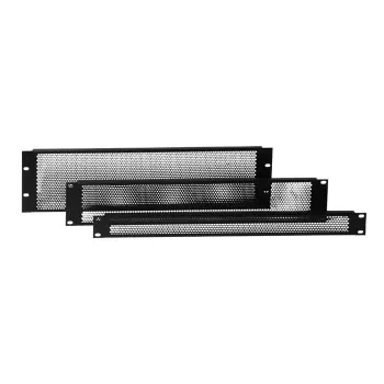 Adam Hall 87223VR 19 inch 3U acél rackpanel fekete 1,5 mm