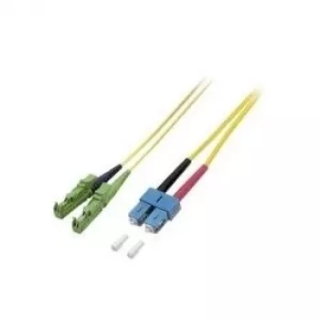 EFB Elektronik üvegszálas patch kábel E2000/APC-SC egymódusú OS2 9/125µm 15m sárga
