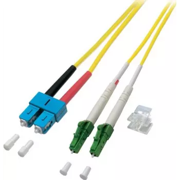 EFB-Elektronik duplex jumper LC/APC-SC 9/125µ, OS2, LSZH, sárga, 2,0mm, 3m