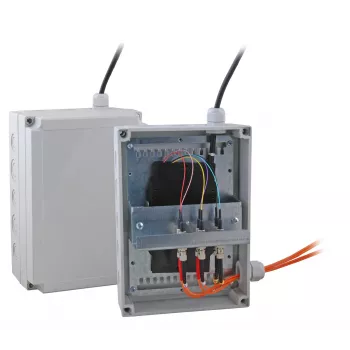 EFB Elektronik üvegszál-elosztó doboz - RAL 7035 - 12x SC duplex OM4