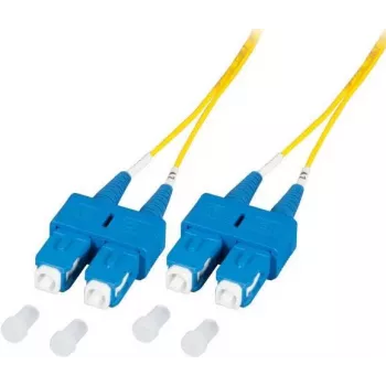 EFB Elektronik O2513.5-1.2 optikai patch kábel 5 m SC duplex OS2 sárga