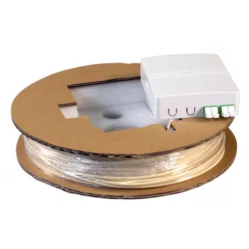 EFB Elektronik FTTX kompakt doboz előkészített, 2xLC/APC duplex, G.657.A2, 10m
