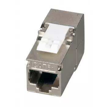EFB Elektronik RJ45 keystone Slimline Cat.6A ezüst STP PVP komponens 12 darabos csomag - Power over Ethernet - RJ-45