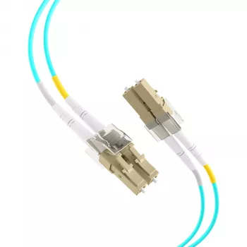 EFB Elektronik IPL-DF-LCULCU-3-0100 - 1 m - OM3 - LC duplex - aqua