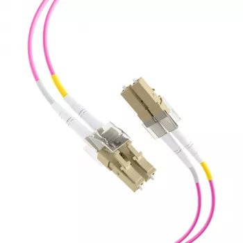 EFB Elektronik IPL-DF-LCULCU-4-0050 optikai patchkábel, 0,5 m, OM4, LC duplex, aqua
