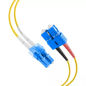 EFB Elektronik IPL-DF-LCUSCU-2-0100 - 1 m - OS2 - LC - SC duplex optikai patchkábel