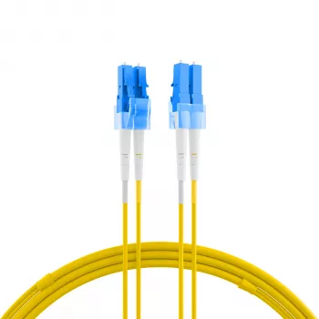 EFB Elektronik IPL-DR-LCULCU-2-0050 optikai szálas patch kábel, OS2, LC/UPC–LC/UPC, 0,5 m, sárga