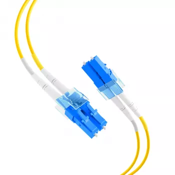 EFB Elektronik IPL-DR-LCULCU-2-1000 optikai szálas patch kábel, OS2, LC duplex–LC duplex, 10 m, LSZH, sárga