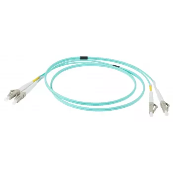 EFB Elektronik IPL-DR-LCULCU-3-0100 optikai szálas patch kábel, 1 m, OM3, LC/UPC–LC/UPC, duplex, LSZH, vízszínű