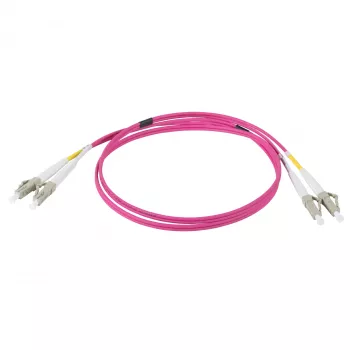 EFB Electronics duplex jumper LC–LC 50/125 OM4 LSZH Erika Violet 2,0 mm 7,5 m