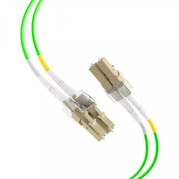 EFB Elektronik IPL-DR-LCULCU-5-0300 – 3 m – I-V(ZN) H – OM5 – LC duplex – LC duplex optikai szálas patch kábel, limezöld