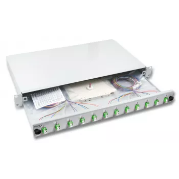 EFB Electronics bővíthető splice box LC 12 pigtail offset 6 csatlakozó OM3