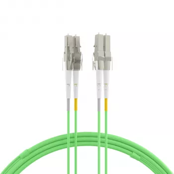 EFB duplex patch kábel LC–LC OM5 1,5 m LSZH 2 mm limezöld