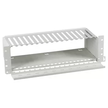 EFB Elektronik FTTH 19 inch 3U tartó 17x FTTH-MODUL-X modulbetéthez, kábelmenedzsmenttel