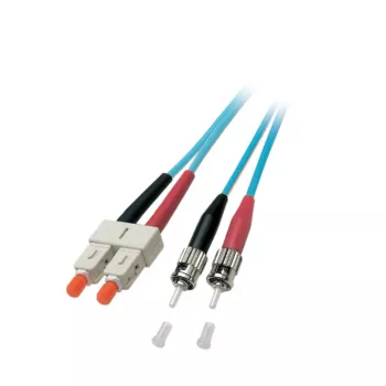 EFB Electronics duplex jumper SC-ST 50/125 OM3 LSZH aqua 3,0 mm 40 m