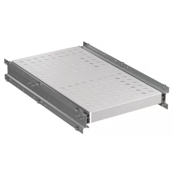EFB Elektronik nehéz kihúzható polc, 6 x oldalsó rögzítés, 140 kg, RAL 9005 (691640ATS.02)