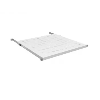 EFB Electronics 19 inch 0,5U fix polc, beépítési mélység 750-850 mm, teherbírás 70 kg, szekrénymélység 1000 mm, világosszürke (RAL 7035)