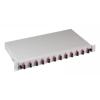 EFB Elektronik hegesztődoboz SC 50/125 µm OM4 kihúzható, 24 pigtail offset / 12 csatlakozó