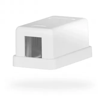 EFB Electronics keystone csatlakozódoboz, 1 port, fali, tisztafehér, üres ház