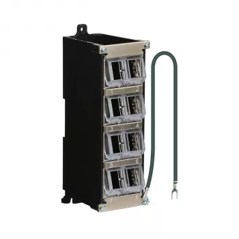 EFB Elektronik keystone elosztóház 8 port DIN-sínre és falra szerelhető, műanyag, világosszürke