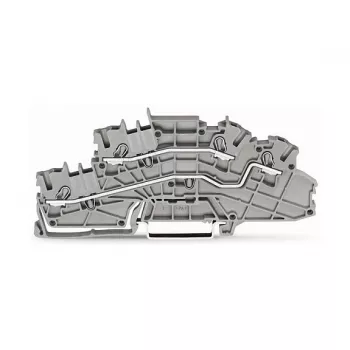 WAGO 2003-6642 átmenő kapocs, TOPJOB® S, 2-vezetékes, 4 mm², szürke, 800 V, 24 A