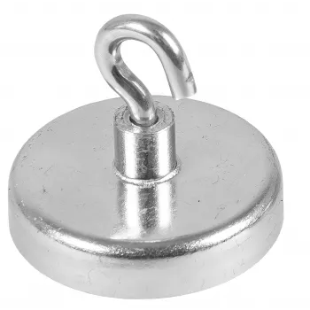 Eichner mágneses kampók ezüst, fém Ø 3,6 x 1,7 cm, 5 darab