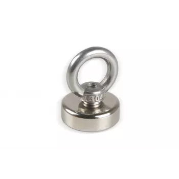 Eichner Eyelet Magnets Silver, Metal Ø 2.5 x 7.7 cm, 5 Pieces