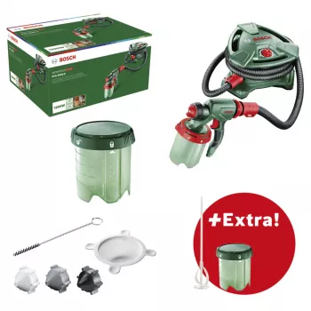 Bosch PFS 5000 E festékszóró pisztoly 1200 W szállítási teljesítmény 500 ml/min + keverőpálca (0.603.207.202)