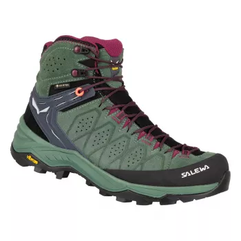 SALEWA női Alp Trainer 2 Mid GTX túrabakancs zöld-Rhododendon UK 6.5 (EU 40)